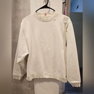 Used Lunya Cream Sweatshirt